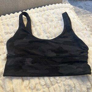 Align Reversible Black Camouflage Sports Bra